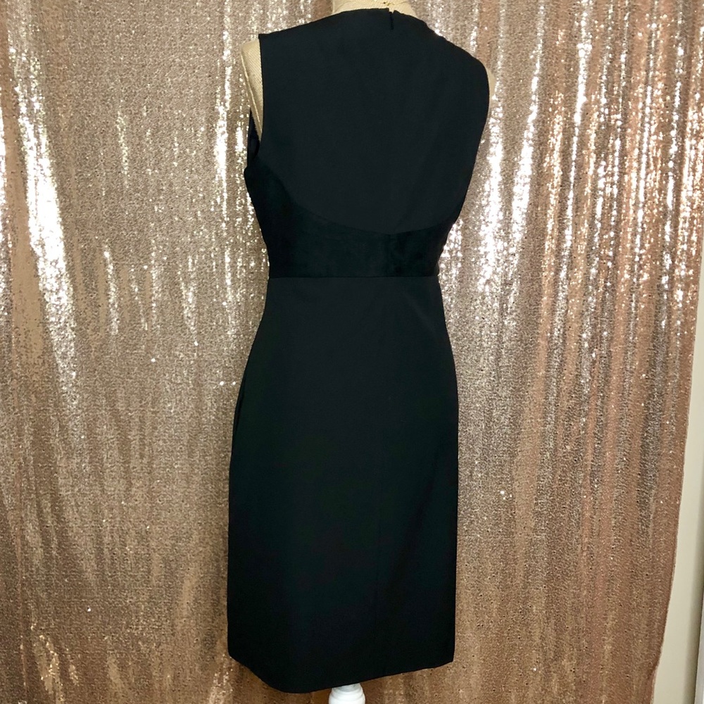 MICHAEL KORS Black Suede Sheath Dress - Picture 3 of 6
